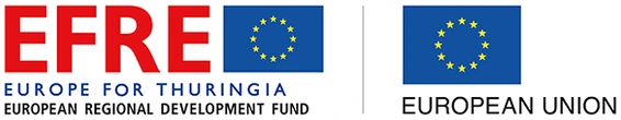 EFRE – Europe for Thuringia. European Regional Development Fund, European Union.